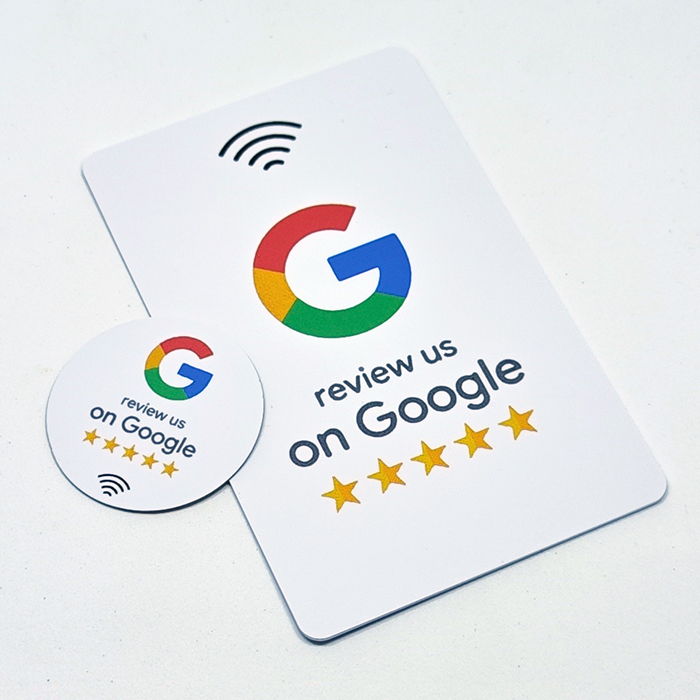 Google Review NFC kártya és NFC korong